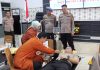 Sambut HUT Polantas Ke-68, Polres Merangin Laksanakan Donor Darah