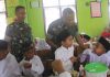 Launching Program Unggulan Pangdam II/Sriwijaya, Kodim 0420/Sarko Santuni 107 Anak SD