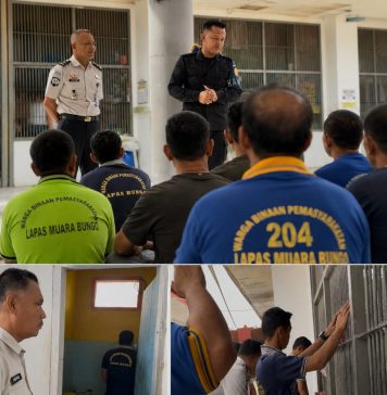 Pastikan Warga Binaan Bebas Dari Narkoba, Lapas Kelas IIB Laksanakan Razia Zero Halilintar